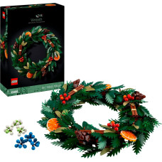 Lego 10340 Icons Christmas Wreath, construction toy