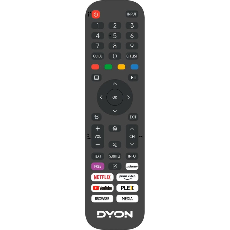 Dyon SMART 40 VX-2, LED TV - 40 - black, FullHD, WLAN, Smart TV