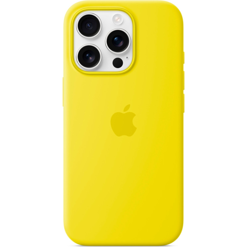 Apple Silicone Case with MagSafe (yellow, iPhone 16 Pro)