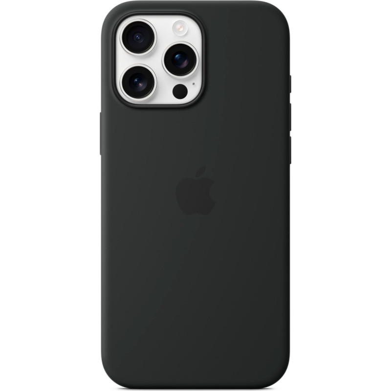 Apple Silicone Case with MagSafe (black, iPhone 16 Pro Max)