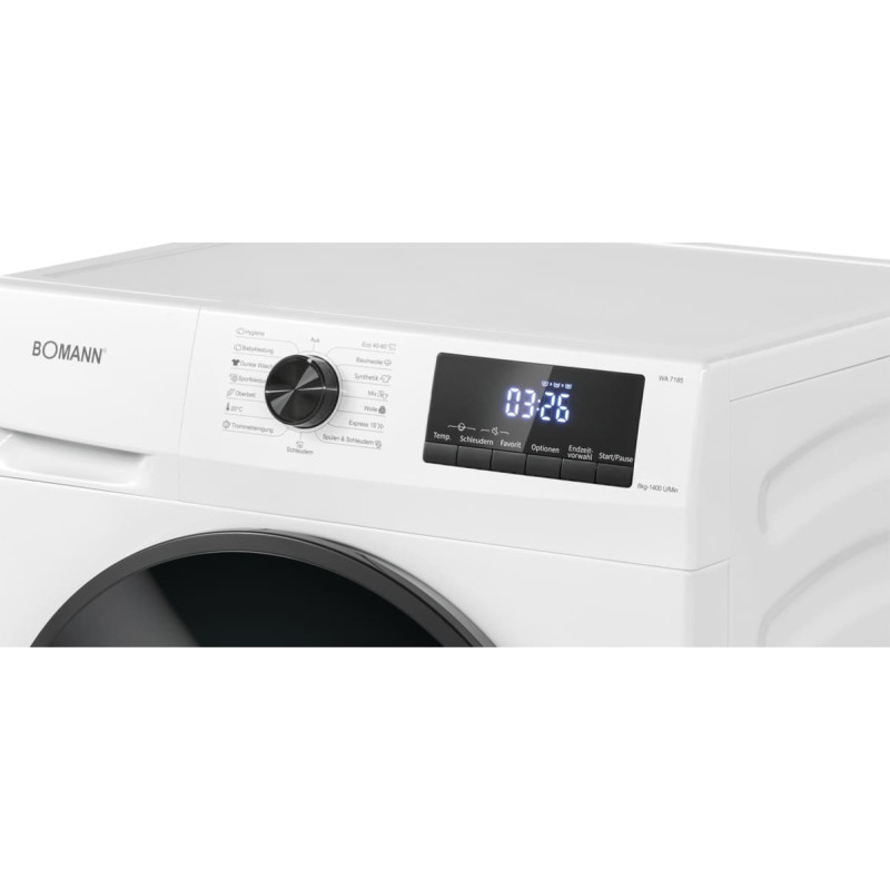 Bomann WA 7185, washing machine (white)