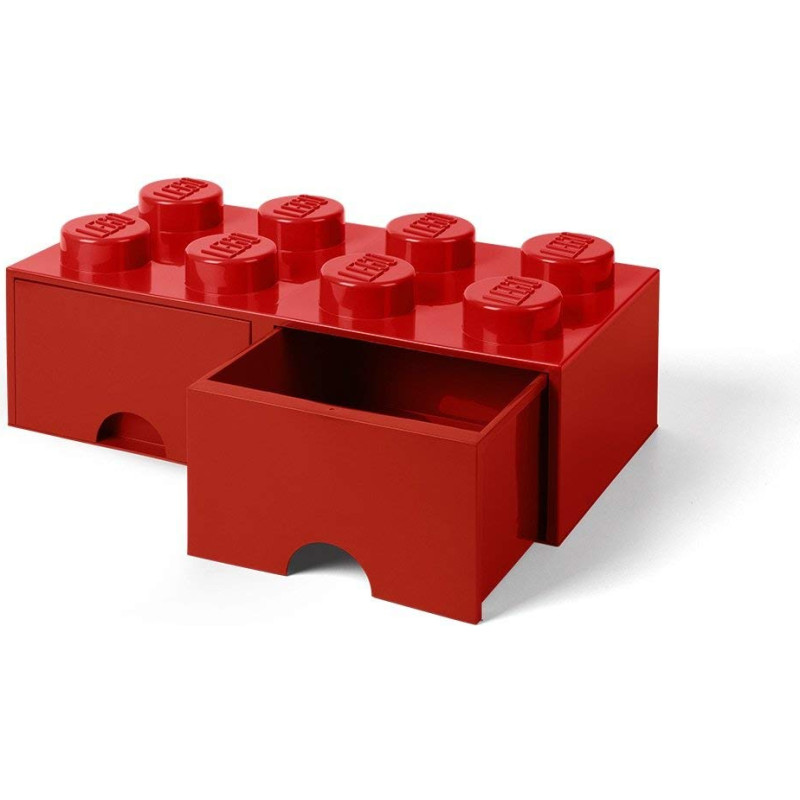 Room Copenhagen LEGO Brick Drawer 8 red - RC40061730