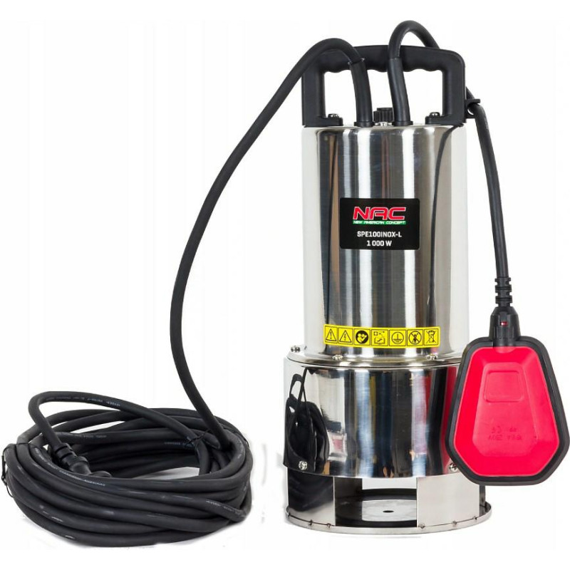 NAC POMPA WODY BRUD. INOX 1000W