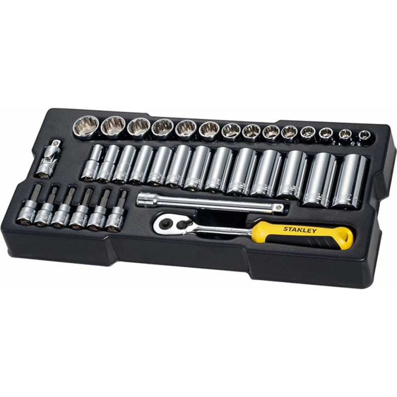 Stanley ZESTAW KLUCZY  36el. 3/8