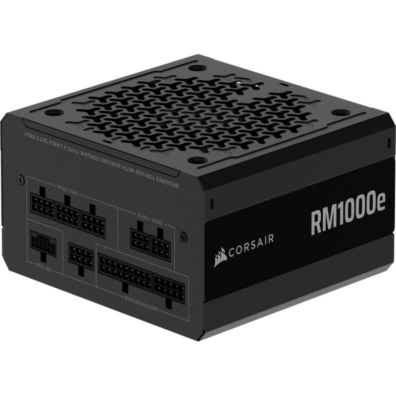 Corsair RM1000e (2024) (black, 2x 12 pin high power GPU, 2x PCIe, cable management, 1000 watts)