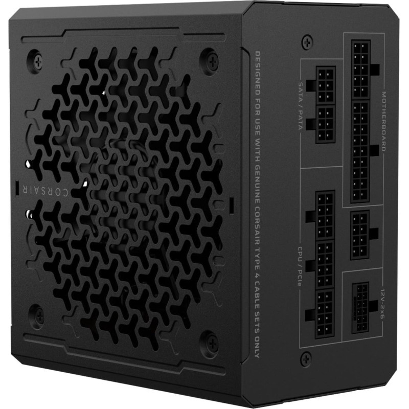Corsair RM1000e (2024) (black, 2x 12 pin high power GPU, 2x PCIe, cable management, 1000 watts)