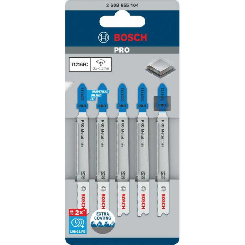 Bosch BRZESZCZOT T PRO METAL THIN T121GFC 92&nbsp;mm /5szt.