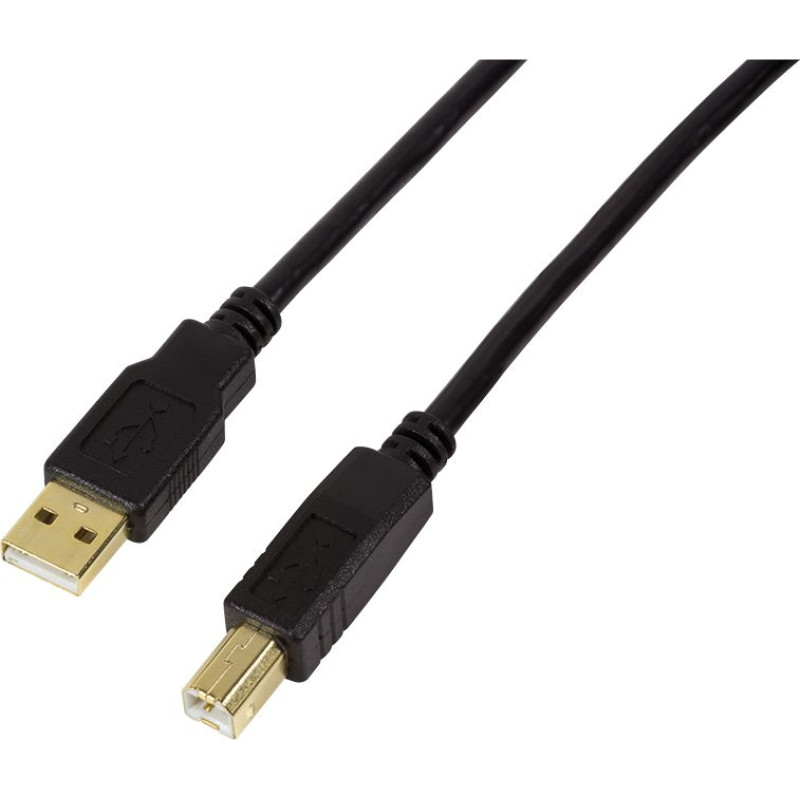 Logilink USB cable LogiLink USB-A - USB-B 15 m Black (UA0265)