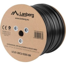 Lanberg UTP installation cable CAT.5E Gelled 305m (LCU5-30CU-0305-BK)
