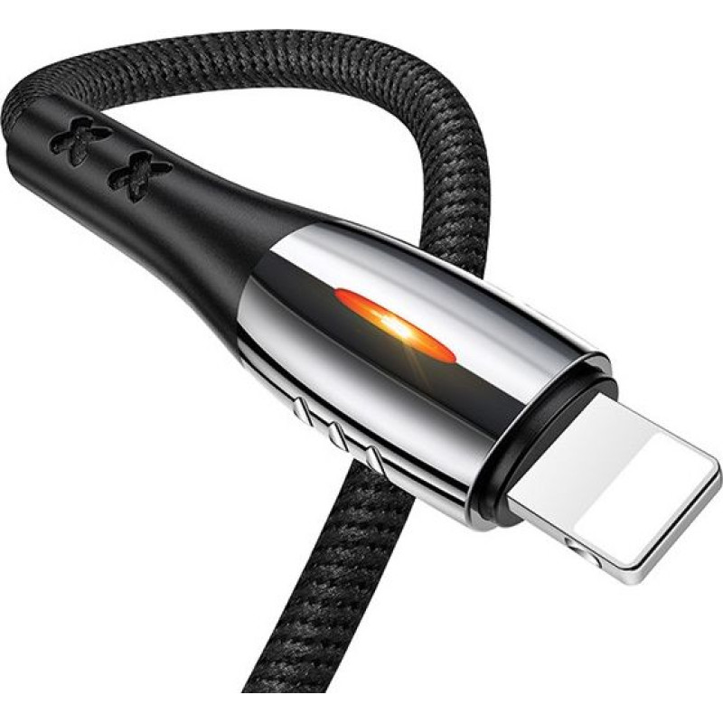 Usams USB cable Usams USB-A - Lightning 1.2 m Black (63820-uniw)