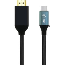 I-Tec C31CBLHDMI60HZ2M vaizdo kabelio adapteris 2 m C tipo USB HDMI Juoda