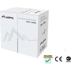 Lanberg Cable UTP Kat.5e DRUT black LCU5-12CU-0305-BK