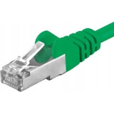 Premiumcord PREMIUMCORD Patch kabel CAT6a S-FTP, RJ45-RJ45, AWG 26/7 0,25m zielony