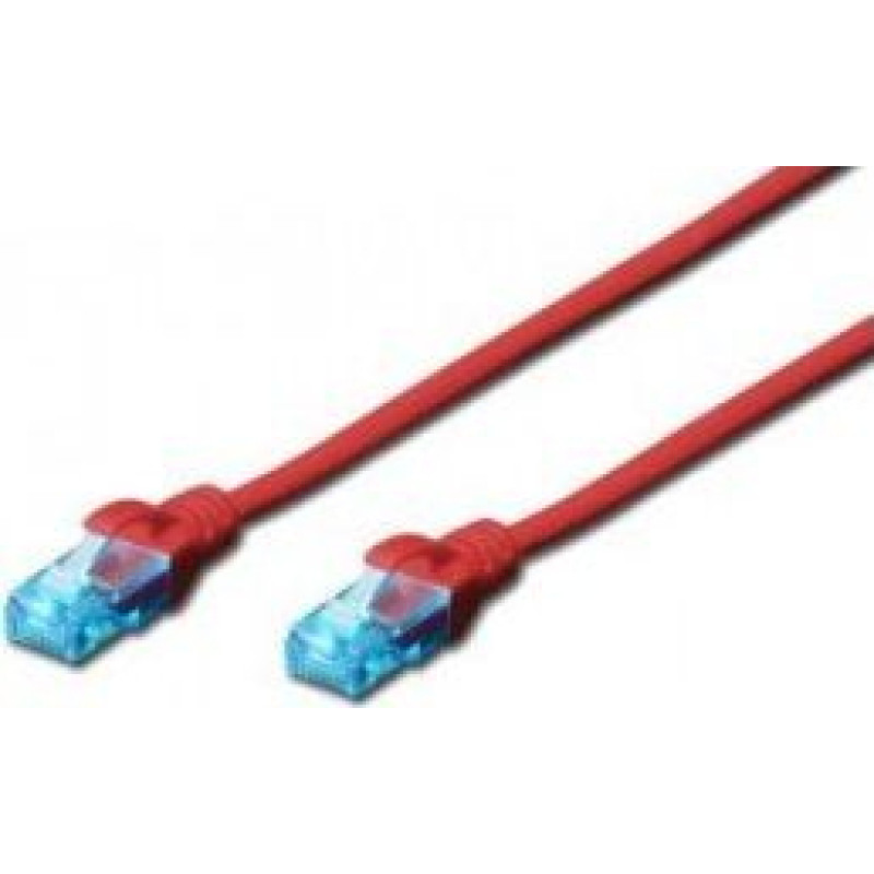 Digitus DIGITUS CAT 5e U-UTP patch cable PVC AWG 26/7 length 15m color red