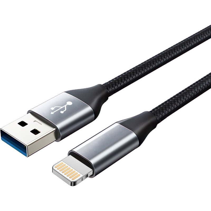 Montis USB cable Montis USB-A - Lightning 2 m Black (MT047)