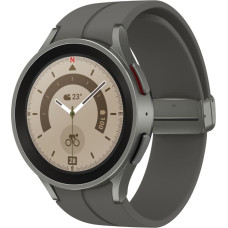 Samsung Galaxy Watch5 Pro 3,56 cm (1.4") OLED 45 mm Skaitmeninis 450 x 450 pikseliai Lietimui jautrus ekranas Titanas „Wi-Fi“ GPS (palydovinis)