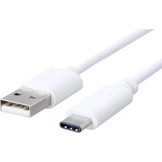 C-Tech Kabel USB C-Tech USB-A - USB-C 2 m Biały (CB-USB2C-20W)