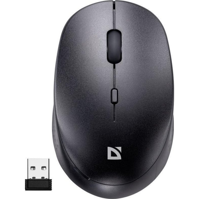 Defender Mouse Defender Wireless mouse Defender AURIS MB-027 optical non-clicious forceant 1600dpi black