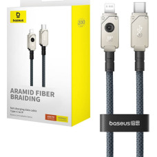 Baseus Kabel USB Baseus USB-C - Lightning 2 m Granatowy (P10355803221-01)