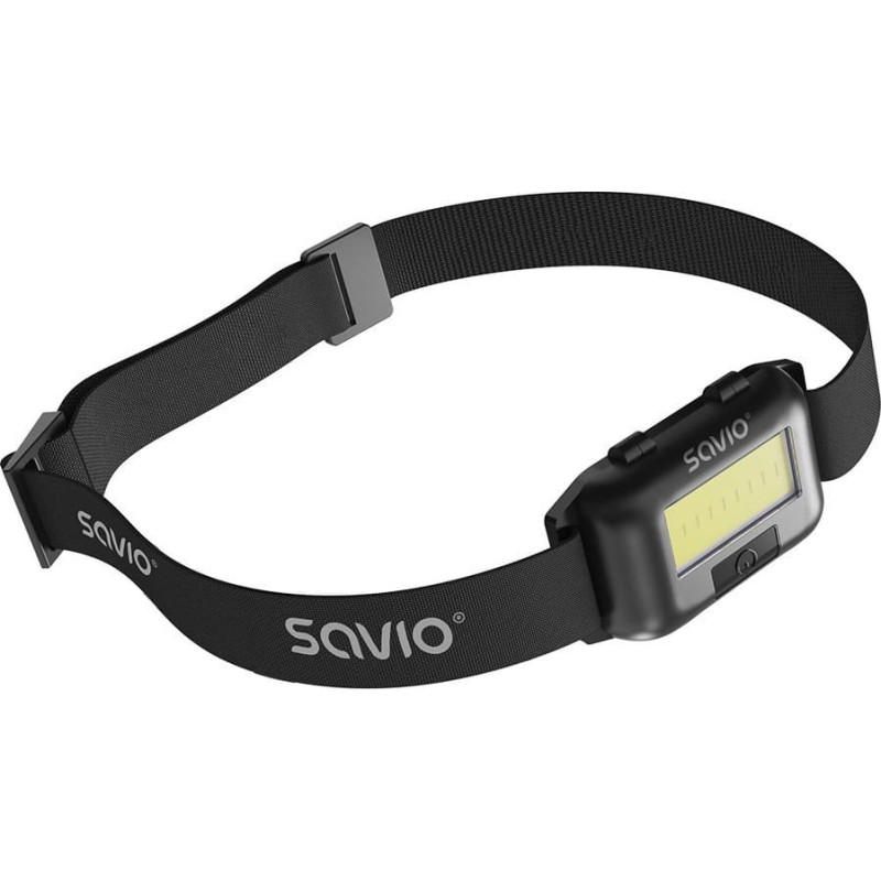 Savio Headlight Savio LED front flashlight, COB, 140 lm, range 10m, 4 modes, FL-01