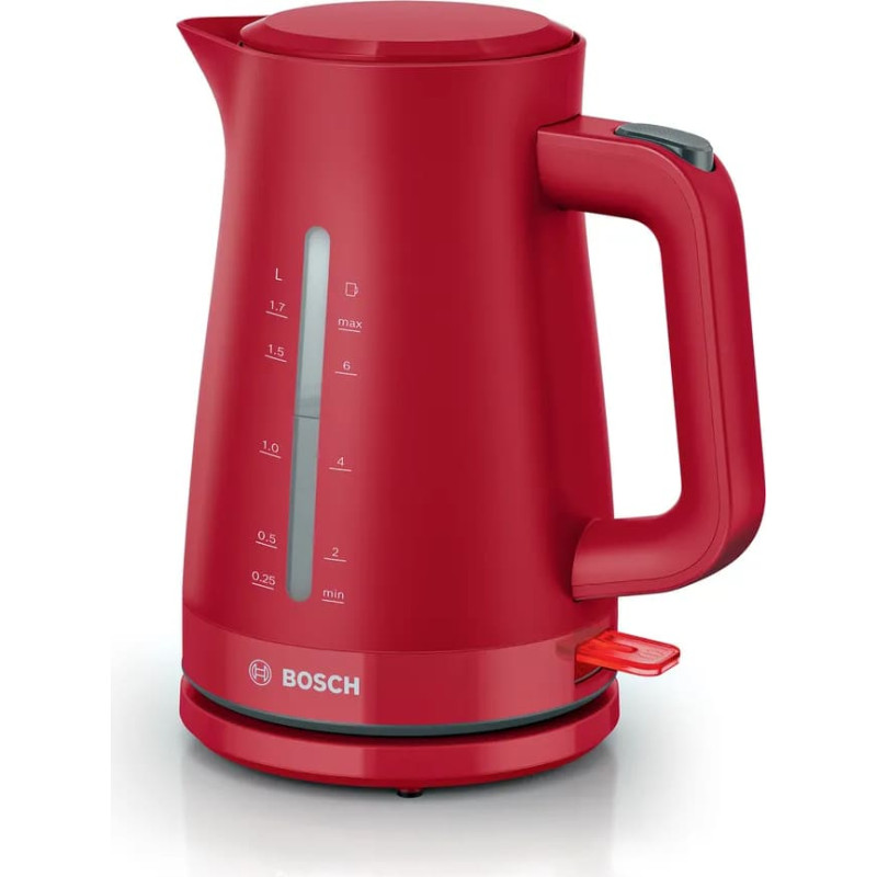 Bosch TWK3M124 elektrinis virdulys 1,7 L 2400 W Raudona