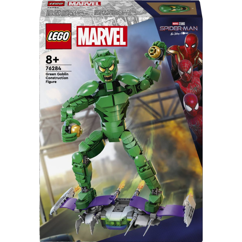 Lego 76284 Marvel Green Goblin Building Figure, Construction Toy