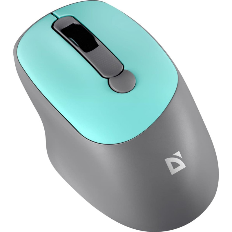Defender Mysz Defender Mysz bezprzewodowa Defender FEAM MM-296 optyczna bezklikowa silent 1600dpi mięta