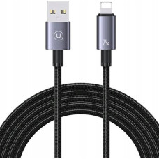Usams Kabel USB Usams USB-A - Lightning 1.2 m Czarny (USA1048)