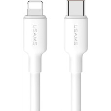 Usams Kabel USAMS US-SJ610 U84 PD 20W USB-C do Lightning 1m biały