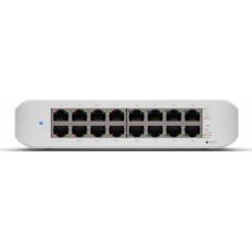 Ubiquiti Switch|UBIQUITI|USW-LITE-16-POE|Type L2|16x10Base-T / 100Base-TX / 1000Base-T|PoE+ ports 8|45 Watts|USW-LITE-16-POE