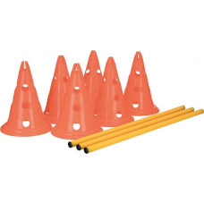 Trixie Dog Dog Activity obstacle course, set of 3 parts, 23 × 30 cm, 78 cm, orange/yellow