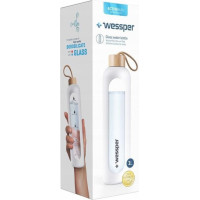 Wessper Wessper Motivation bottle 1 litre - white
