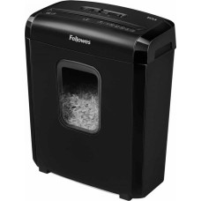 Fellowes Powershred 6M dokumentų naikiklis Smulkinimas itin mažais gabalėliais Juoda