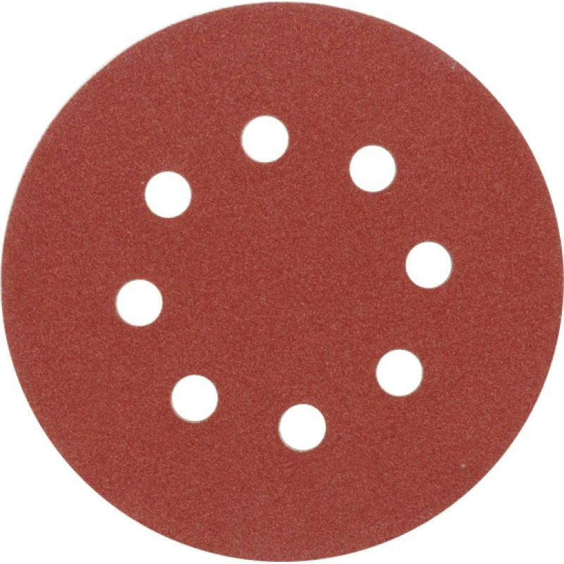 Vorel KRĄŻEK ŚCIERNY 125mm Z OTWORAMI kpl. 5szt  P-60 08576