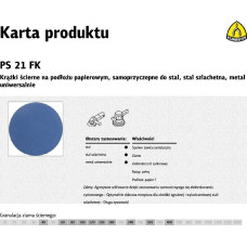 Klingspor K.KRĄŻEK 150  PS21FK 50szt.GLS3  40