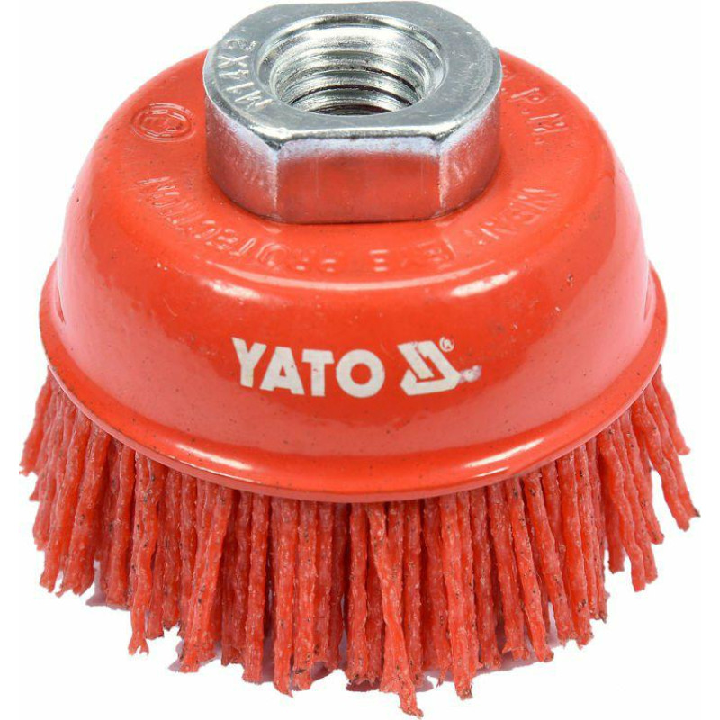 Yato SZCZOTKA DOCZOŁOWA M14  65mm NYLON