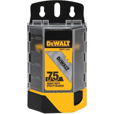Dewalt Trapezoidal Blades, Induction Hardened, Pack of 75, Replacement Blades (for Cutter)