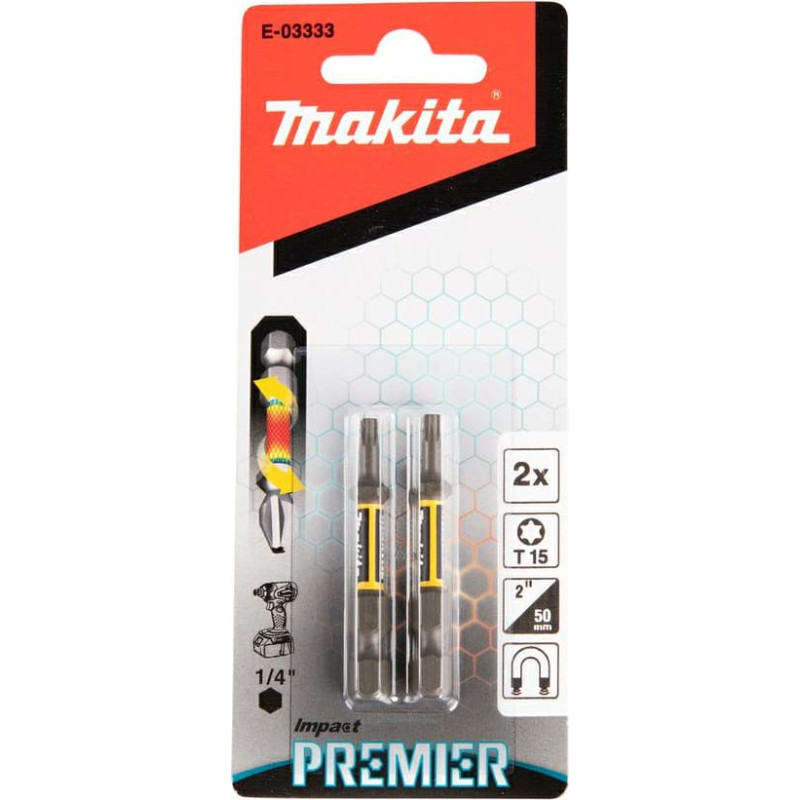 Makita Torsion Bit T15-50 2Stk