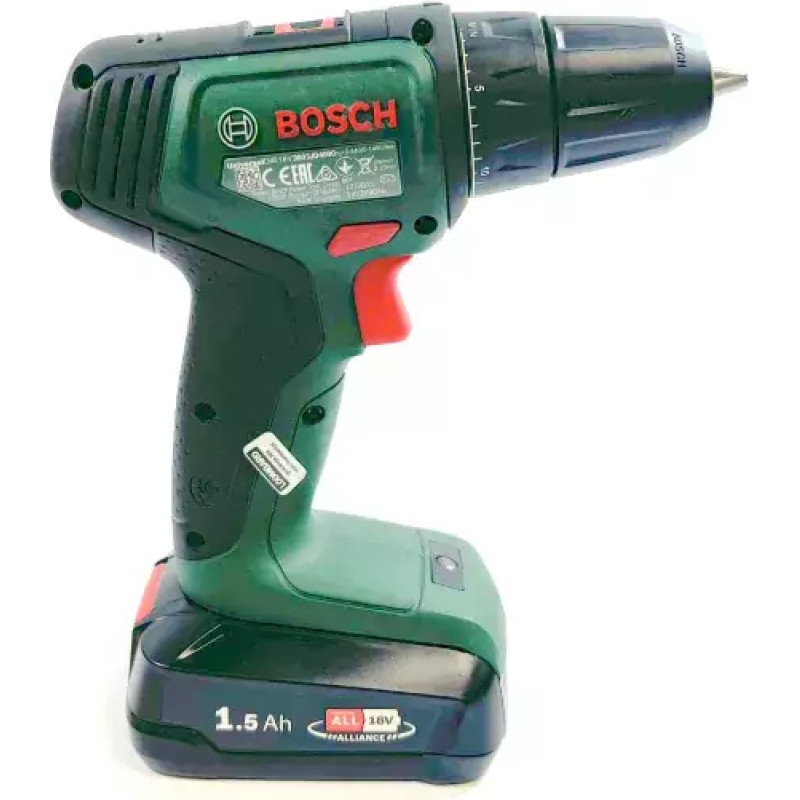 Bosch UniversalDrill 18V 1450 RPM Beraktė 1,2 kg Juoda, Žalia