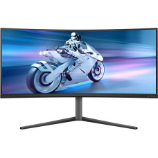 Philips Evnia 34M2C6500/00 kompiuterio monitorius 86,4 cm (34") 3440 x 1440 pikseliai Wide Quad HD QDOLED Pilka