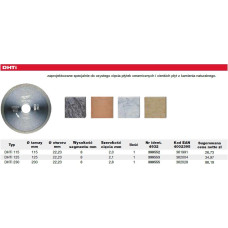 Milwaukee TARCZA DIAMENTOWA DHTi PEŁNA  125 x 22,2mm