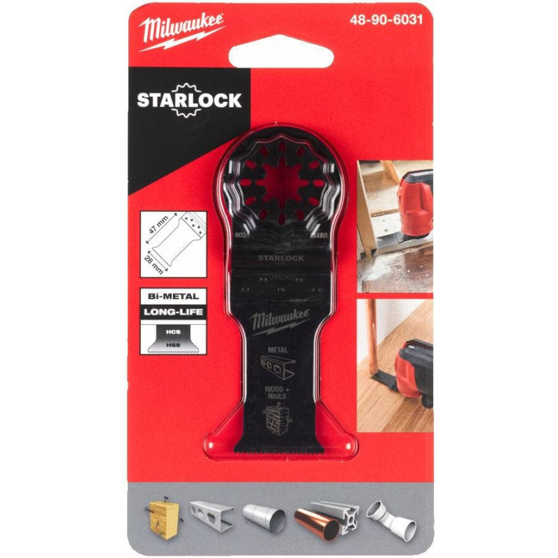 Milwaukee MT BRZESZCZOT BIMETALOWY 28 x 47mm DO CIĘCIA WGŁĘBNEGO