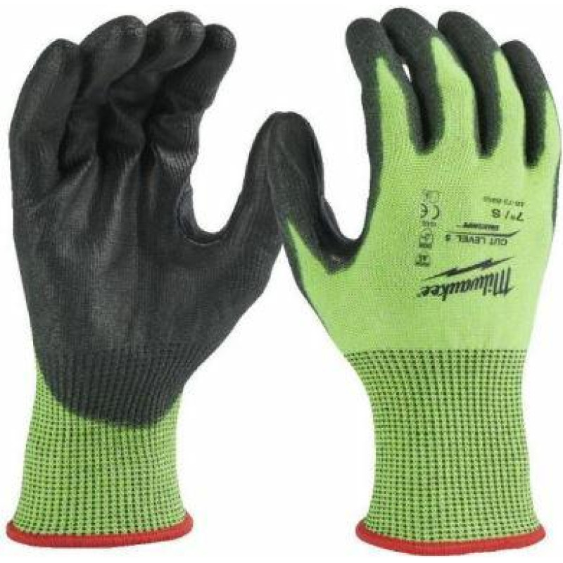 Milwaukee RĘKAWICE ODPORNE NA PRZECIĘCIA - POZ. E - ROZM XL/10 O PODWYŻSZONEJ WIDZIALNOŚCI