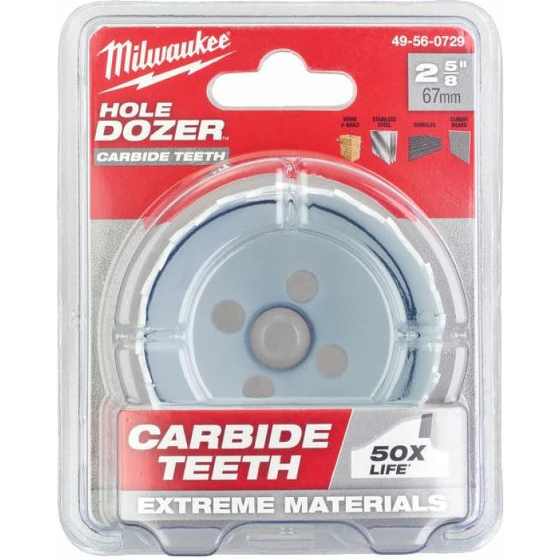 Milwaukee OTWORNICA HOLE DOZER  67mm Z WĘGLIKIEM