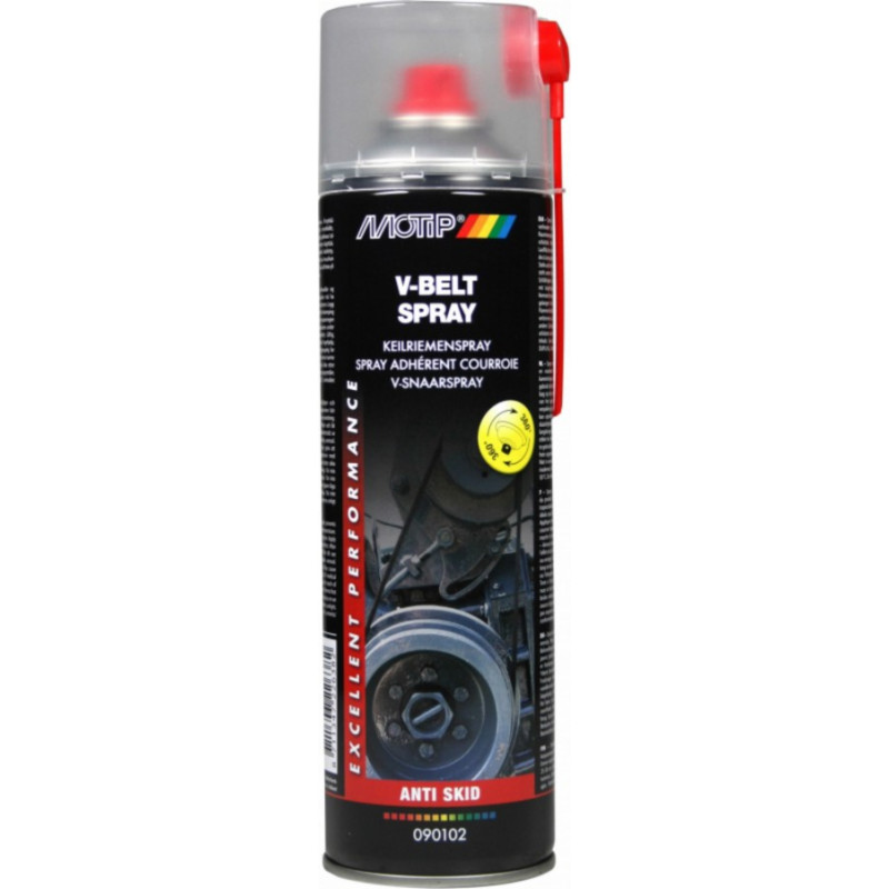Motip Dirželių trintį didinatis purškiklis V-BELT SPRAY 500ml, Motip