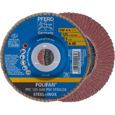 Pferd Lapelinis šlifavimo diskas PSF STEELOX 125mm P40 PFC, Pferd