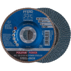 Pferd Lapelinis šlifavimo diskas SG POWER STEELOX 125mm Z120 PFC, Pferd