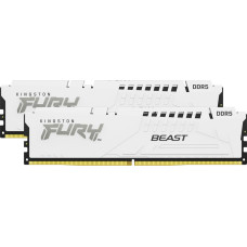 Kingston FURY 64 GB DDR5-5200 Kit, memory (white, KF552C40BWK2-64, Beast, XMP)
