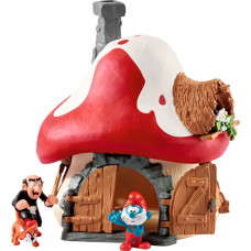Schleich The Smurfs Smurf house with 2 figures, play building