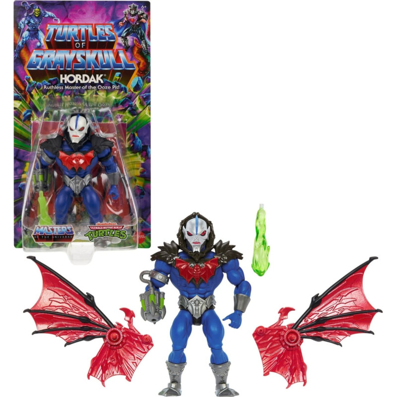 Mattel Masters of the Universe Origins Turtles of greyskull Hordak, toy figure